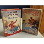 Pair of First Edition Enid Blyton Books, Five Get Into a Fix and Five Go Adventuring Again