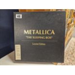 Metallica "The Sleeping Box" Limited Edition CD Box set + T-shirt from the 1996 Heavy Metal/Thrash r