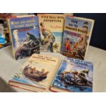 Quintet of Various Enid Blyton Famous Five Books, inc Five on Kirrin Island Again, Five Fall into Ad