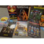 Collection of Heavy Metal Iron Maiden Gig/Concert Programmes from 1986 inc Monsters of Rock
