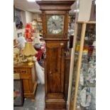 Antique Raphael Sone Denmead Single Arm Long Case Grandfather Clock - in working condition