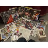 Collection of Isle of Man TT Race Motorcycling Memorabilia, incl. programmes, mug, badges etc