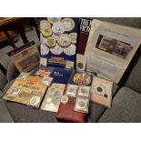 Collection of Royal Mint and Other Commemorative Coins inc a Large Folder of Limited Editon Currency