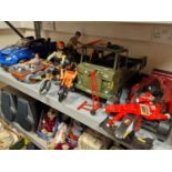 Large Collection of Action Man Toys, Cars and Figures