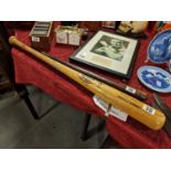Original Louisville Slugger Baseball Bat, inscribed 125 St Louis Cardinals, Length 33.5"