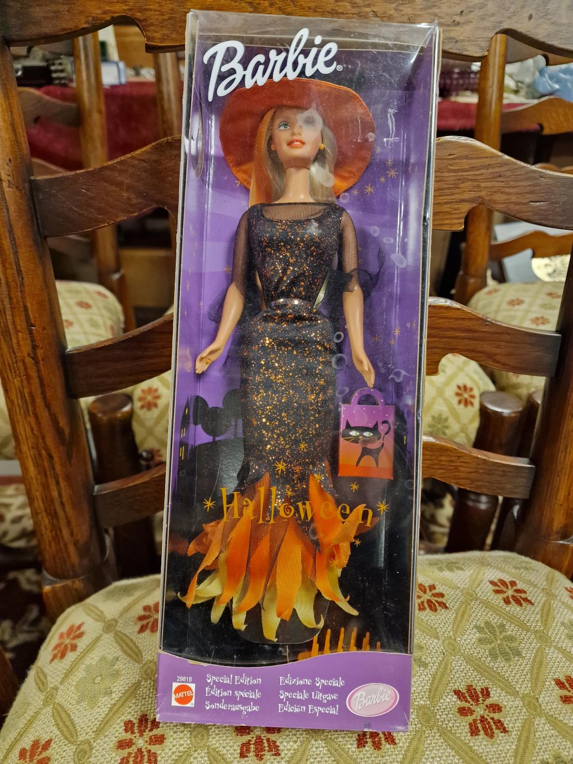 Boxed Halloween Barbie Doll