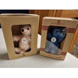 Pair of Steiff Miniature 1998 and 2003 Club Teddy Bears