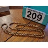 9ct Gold Chain Necklace, 6.54g