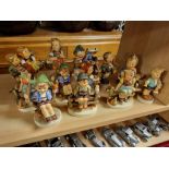 Collection of Goebel Hummel Pottery Figures