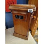 Early 20th Century Mahogany Cased Photographic Slide Viewer - H 48.5cm