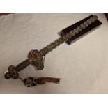 Early 19th Century Tibetan/Nepalese Coin Sword - L approx 43cm