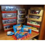 Collection of Twelve (12) Matchbox Models of Yesteryear Die Cast Cars and Trucks/Lorries - some w/ad