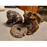 Pair of Chinese Netsuke Figures