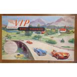 Victory 1950's VIP Model Roadways Figure-Eight Racetrack w/two cars and controllers + Link to Scalex