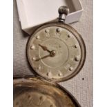 Hallmarked 925 Silver Tissot-Bersot French Braille Pocketwatch