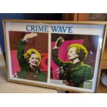 1980s South Atlantic Souvenirs (SAS) Pop Art Margaret Thatcher 'Crime Wave' 210135 Political Print b