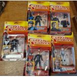 Group of Five Captain Scarlet Boxed Character Toy Figures