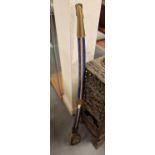 Antique Indian Sword, Blue-Sheathed