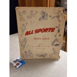 A&BC Chewing Bubble Gum Limited 1950's All Sports Sporting & Football Stars Collectors Confectionary