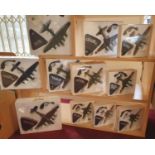 Collection of Military Giants of the Sky Fighter Plane Models/Toys