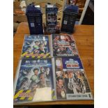 Collection of Doctor Who Monster Invasion and Topps Alien Attax Trading Cards including Binders and