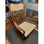 Danish Vintage Tarm Stole OG Mobelfabrik Rocking Chair Furniture - in VGC