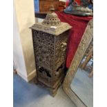 1920's Metallic Moroccan Style Cased Belling Handy Heater Unit - 80cm high