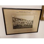 Halifax Rugby Club 1929 Framed Team Photograph