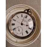Birmingham Hallmarked Silver May's Perfection Lever Pocket Watch