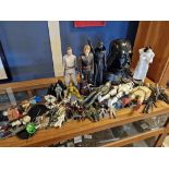 Large Collection of Star Wars Figures inc some Kenner + a Darth Vader Retro Telephone