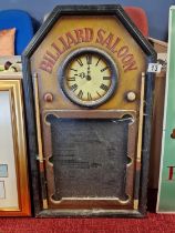 Retro Decorative Billiards/Snooker/Pool Room Wall Clock - 40cm x 71cm, Sporting Interest