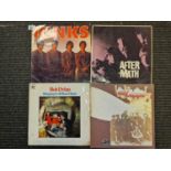 Quartet of 1960's Rock and Pop LP Vinyl Records inc Led Zeppelin II and Rolling Stones Aftermath