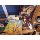 Set of Two Rain Parade and All About Eve 1980's/1990's Pop/Indie Vinyl LP Records inc Scarlet and Ot