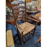 Ladder-Back 1940's Rocking Chair