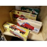 Collection of Boxed Corgi Buses and Trucks