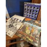 Set of Five Beatles Vinyl LP Records, all VGC, inc Revolver, A Hard Days Night, Sgt Peppers, Rubber