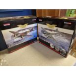 Pair of Corgi Aviation Archive 1:72 Models WWII Bomber Aircraft AA38401 Bristol Blenheim IV and AA38