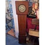 1930's New Haven Clock Company Cased Grandmother Clock w/ a lovely Art Deco Dial