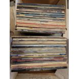 Large Joblot of Approx Eighty 1960's-1980's Rock, Pop and Blues LP Vinyl Records, mostly VGC, includ