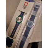 Pair of Swatch Designer Watches - 1998 Snowpass & Orla Kiely Designer