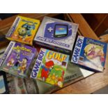 Nintendo Gameboy and Game Boy Advance Games + Advance box (empty)