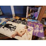 Collection of Nine Prince Original LP Vinyl Records inc Graffiti Bridge, Sign O The Times, Dirty Min