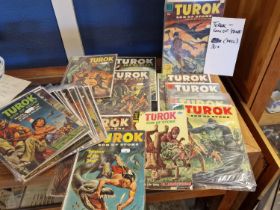30pc Set of Turok - Son of Stone early 1960's US/American Comic Books, by Dell and One Gold-Key , in