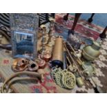 Various Copper and Brass Vintage Collectables inc a Dalton Fire extinguisher