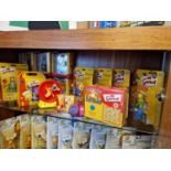 Collection of 2002 The Simpsons TV Cartoon Comedy Memorabilia and Collectables - One Shelf Worth