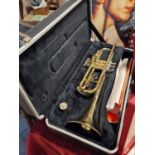 Cased Accord Student Trumpet - Musical Instrument