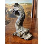 Brass Metallic Oriental Fish Duck Sconce - possibly Chinese