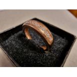 9ct Rose Gold Vintage Ring - 2.3g, size L