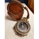 1904 Short & Mason Pre-WWI Officer's Army Compass - w/broad arrow mark to outer case
