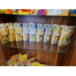 Collection of 1990 The Simpsons TV Cartoon Comedy Memorabilia and Collectables - One Shelf Worth
